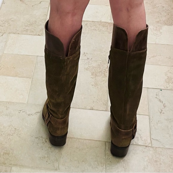 Nordstrom size 8, suede boots by Matisse,  zip side, 2” heel,  16 1/2” hieght - Picture 5 of 5